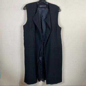 Zara womens cardigan size small black vest